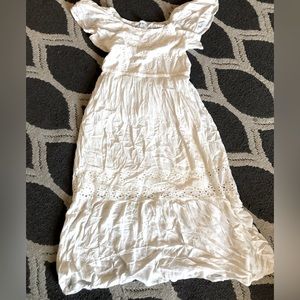 Art Class white whimsical girls dress